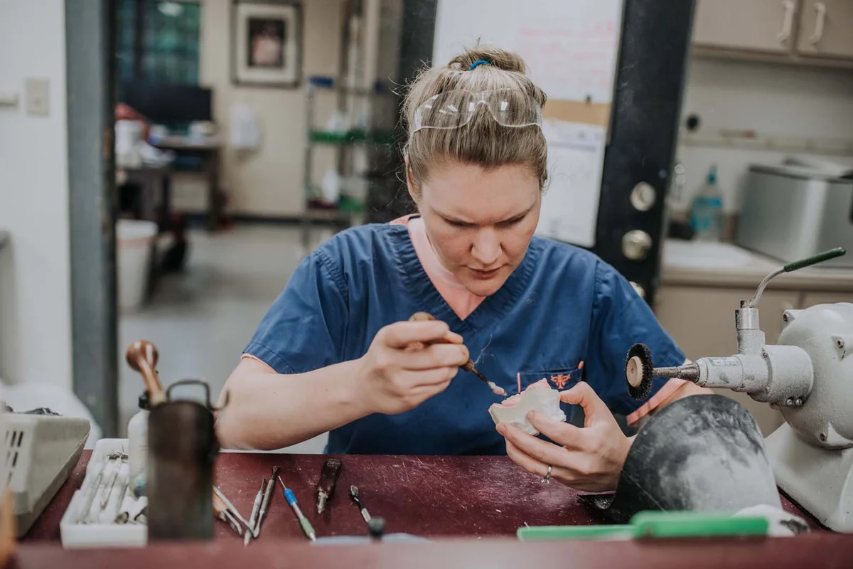 In-house denture lab at Professional Denture Clinic